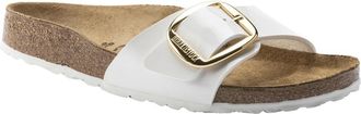 Birkenstock Madrid Big Buckle Sandalen - Dames - Sandalen - Wit - 40 EU - Leer - Schoenen