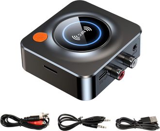 OEM Receptor Bluetooth 5.3, Receptor De Audio Est&eacute;reo Hifi, Adaptador Bluetooth Con Conector Rca De 3,5 Mm Y Entrada Aux, Receptor De Audio Est&eacute;reo Hifi P