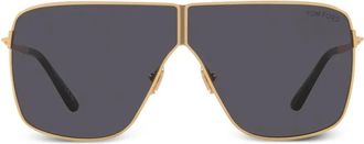 Tom Ford Eyewear Huxley sunglasses - unisex - Metal - 68 - Gold