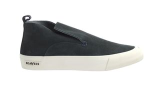 SeaVees Huntington Middle Diep marineblauw suède herenschoenen