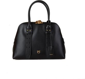 Pinko Bowlingtas Medium Vitello Mor