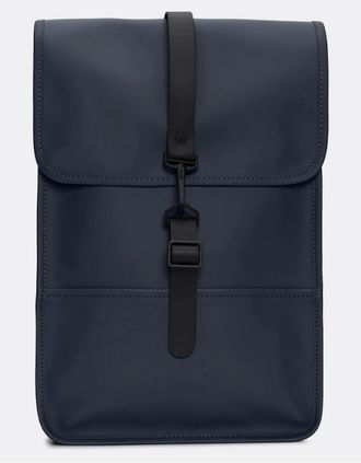 Rains Womens Rains Unisex Backpack Mini - 47 Navy - Black - Size: ONE size