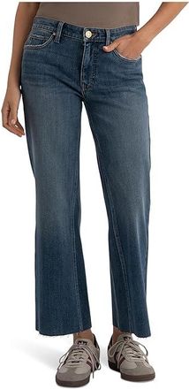 Kut from the Kloth Kelsey High-rise Fab Ab Ankle Flare-nset Leg Womens Jeans Command : 10 27.5, Cotton/Denim/Lycra