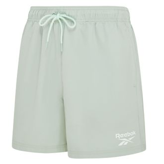 Reebok Badeshorts REEBOK Yale, Herren, Gr. XL, N-Gr, gr&uuml;n (light sage), Microfaser, Polyester, clean, unifarben, Badehosen Badeshorts, mit Kordelzug und elas