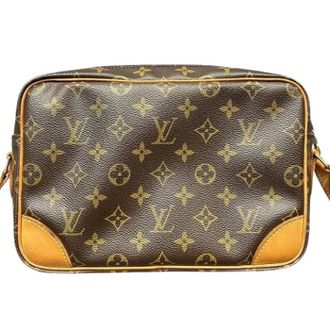 Louis Vuitton Pre-owned Cross Body Bags, female, Brown, Size: ONE SIZE Pre-owned Trocadero Monogram Shoulder Bag