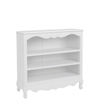 Moycor Librer&iacute;a baja madera blanca anch. 110 cm