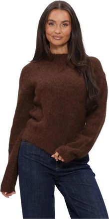Beaumont Amsterdam Petrona Pullover - Dames - Truien - Bruin - Maat: 2XL Wol