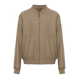 Etro Gevoerd Bomberjack - Heren - Jassen - Bruin - Maat: XL Wol