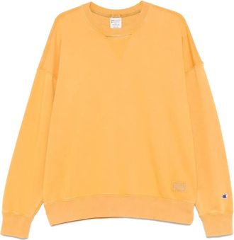 Champion Felpa con applicazione - Giallo