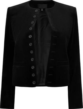 Nili Lotan Patti jack met knopen - Zwart