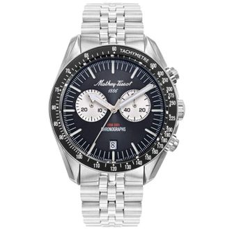 Mathey-Tissot Mathey-Tissot Mens Chronograph Black Dial Watch
