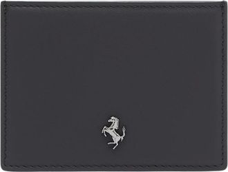 Ferrari Wallets & Cardholders, male, Black, Size: ONE SIZE Second Life Leather Card Holder