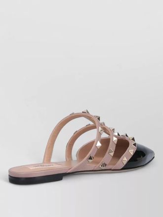 Valentino Garavani slides flat sole open back pointed toe
