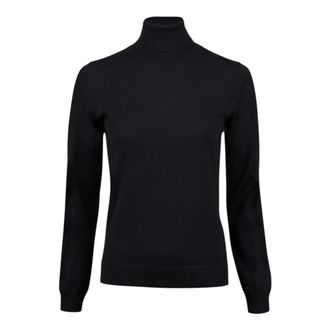 Stenstr&ouml;ms Truien & Vesten, Dames, Zwart, XS, Wol, Silja Rollneck Sweater