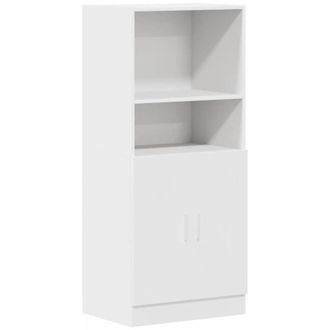 vidaXL Kitchen Cabinet White 57x41.5x131.5 cm Engineered Wood Vidaxl