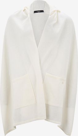 Max Mara Schultertuch mit Kapuze aus Kaschmir Delfino