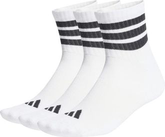 adidas 3-Stripes Essential Concept Mid 3-Pack Multifunktionssocken f&uuml;r Herren | wei&szlig;