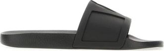 Valentino Garavani Coolside Rubber Slide Slippers - Heren - Sandalen - Zwart - 42 EU - Schoenen