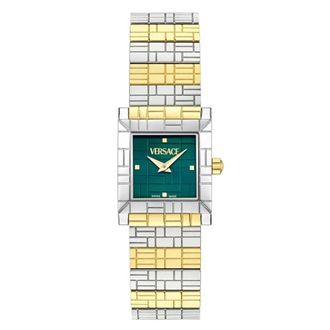 Versace Mosaic Quartz Green Dial Ladies Watch VE9B00124