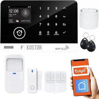 OEM Alarma Inal&aacute;mbrica Gsm Y Wlan Con Aplicaci&oacute;n Tuya, Serie Kostor Sad005