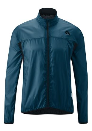 Gonso Fahrradjacke GONSO Serru, Herren, Gr. 3XL, blau (dunkelblau), 100% Polyester, Jacken Fahrradjacke, leichte Herren Windjacke, lockerer Windbreaker, Rad
