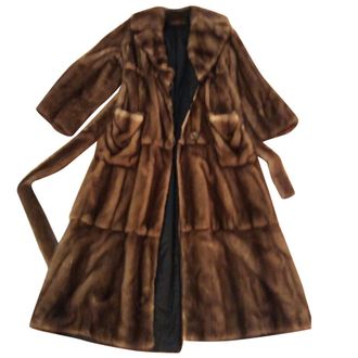 Fendi wild Mink Reversible Fur coat