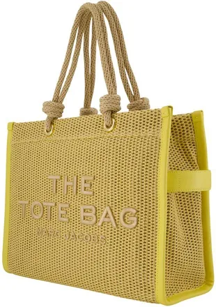 Marc Jacobs Womens The Large Tote Shopper Bag - Marc Jacobs Synthetic Beige Totes-Shopping-Bags