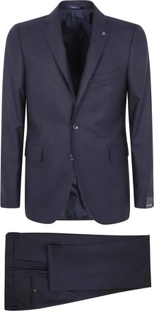 Tagliatore Single Breasted Suits - Heren - Business pakken - Blauw - XL - Kostuums