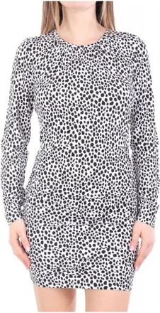 Michael Kors Mr 582Lngqs Mini Jurk - Dames - Korte kleedjes - Veelkleurig - L - Kleedjes