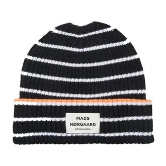 Mads Norgaard Beanies - Dames - Hoeden - Zwart - ONE Size - Accessoires