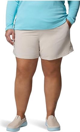 Columbia Plus Size PFG Castbacktm Shorts Womens Shorts Dark Stone/Black : 2X 6, Elastane/Polyester