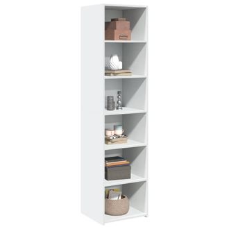 Berkfield Home Highboard White 45x41x185 cm Engineered Wood | Size: 45 x 41 x 185 cm