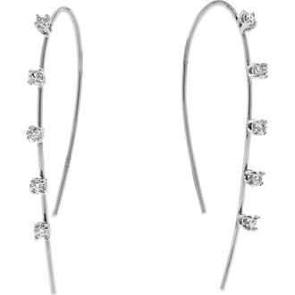 Lana Jewelry Small Multi Solo Hooked On Hoop Earrings in White Gold at Nordstrom