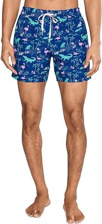 Chubbies The Swamp Circumstances 5.5 (Classic Lined Swim Trunks) Mens Swimwear Bright Blue : 2XL, Polyester/Spandex