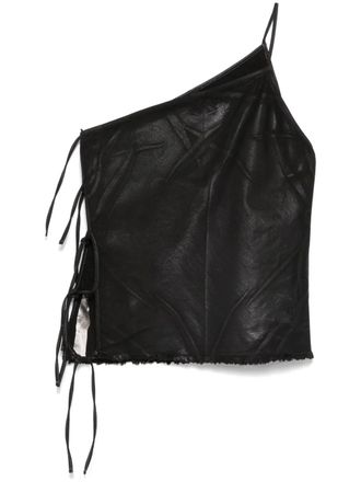 Rick Owens Taco top - women - Cotton - M - Black