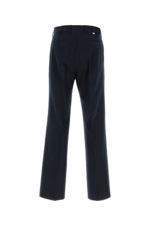 Pantaloni Torino Mens Midnight Blue Cotton Blend Pant Exterior: Virgin Wool Pantaloni Trousers