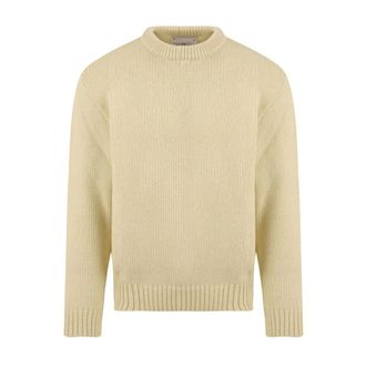 Edwin Ellis Hibiki Sweater - Heren - Truien - Beige - Maat: M Wol