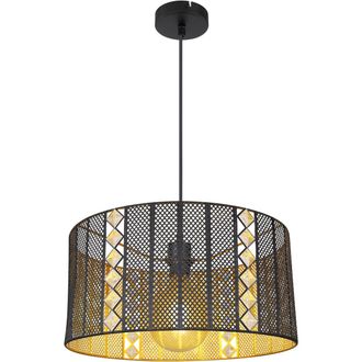 Globo Lighting L&aacute;mpara Colgante - Abini - Negro - Metal - &Oslash; 42cm - E27