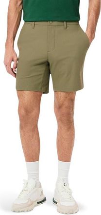 Lacoste Slim Fit Commuter Shorts in Khaki at Nordstrom, Size 44