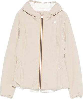 K-Way Lily St Warm Jacket - Dames - Zomerjassen - Beige - L - Polyester - Jassen