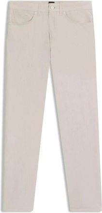 HUGO BOSS Straight Fit Chinos - Heren - Slim Fit Broeken - Beige - W36 L34 - Broeken