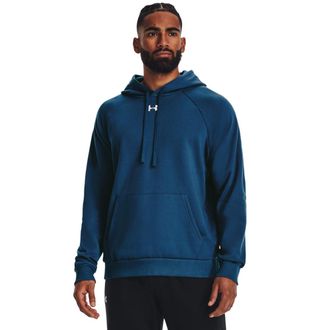 Under Armour Mens Rival Fleece Hoodie Sweatshirt, (426) Varsity Blue/White, M