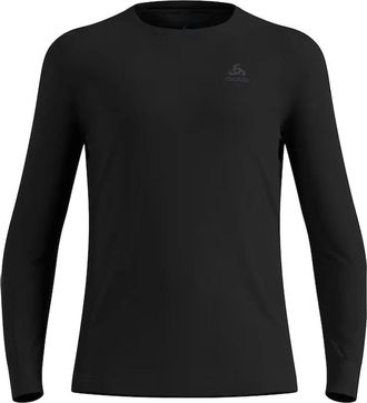 Odlo Fitness, Heren, Zwart, M, Wol, Natural Merino 200 Crew Neck Base Layer
