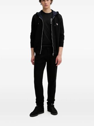 Paul Smith Jeans met logopatch van biologisch katoen - Zwart