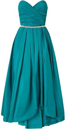 Pinko Pinko Kleedjes Green - Dames - Avondkleed - Groen - M - Leer - Kleedjes