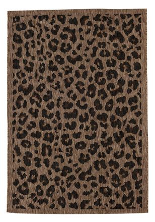 Nazar Rugs Alfombra estampado leopardo exterior - marr&oacute;n - 200x290