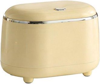 No Brand Papelera De Escritorio Port&aacute;til, Ideal Para Dormitorios, Comedores, Oficinas, Etc. - Color Blanco Roto