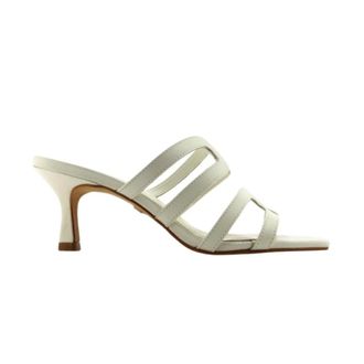Carrano Heeled Mule - female - CARRANO - Heeled Mules - Beige - 7 UK - Shoes