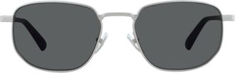 Gucci Grey Rectangular Mens Sunglasses GG2093S 001 54