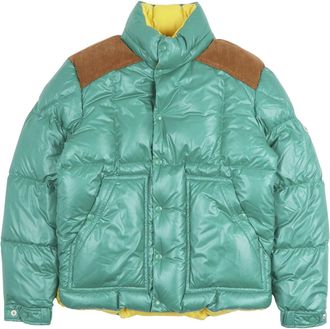 Moncler Ain Short Down Jacket - Heren - Winterjassen - Groen - M - Jassen